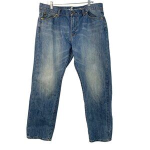 VTG Christian Audigier Relaxed Fit Blue Denim Jeans 38 x 31 8738 100 Cotton